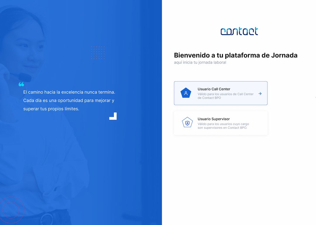Jornadas — Contact Center